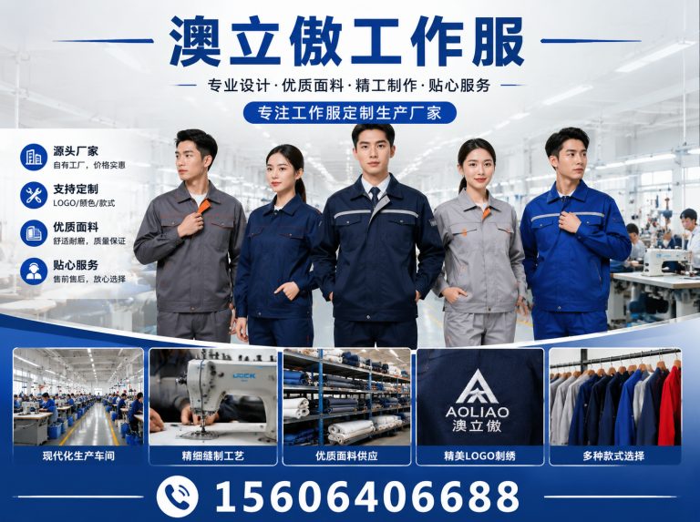长清区澳立傲工作服展示图