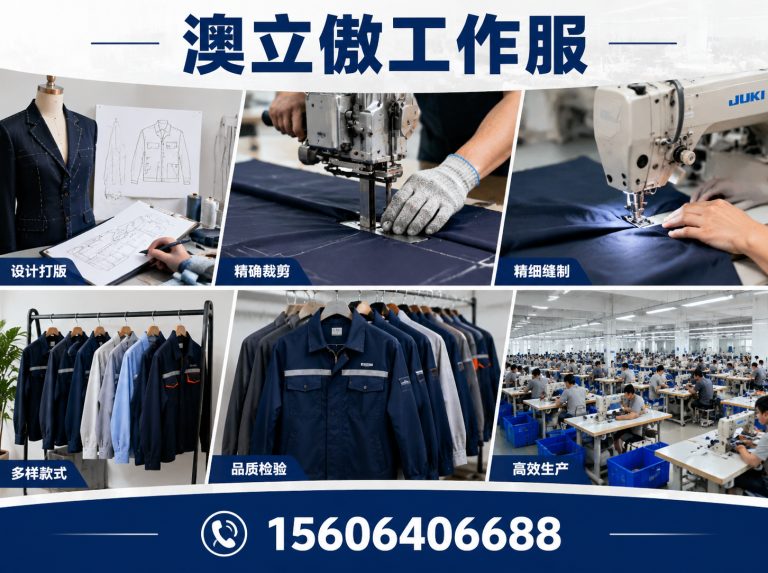 长清区工装短袖展示图